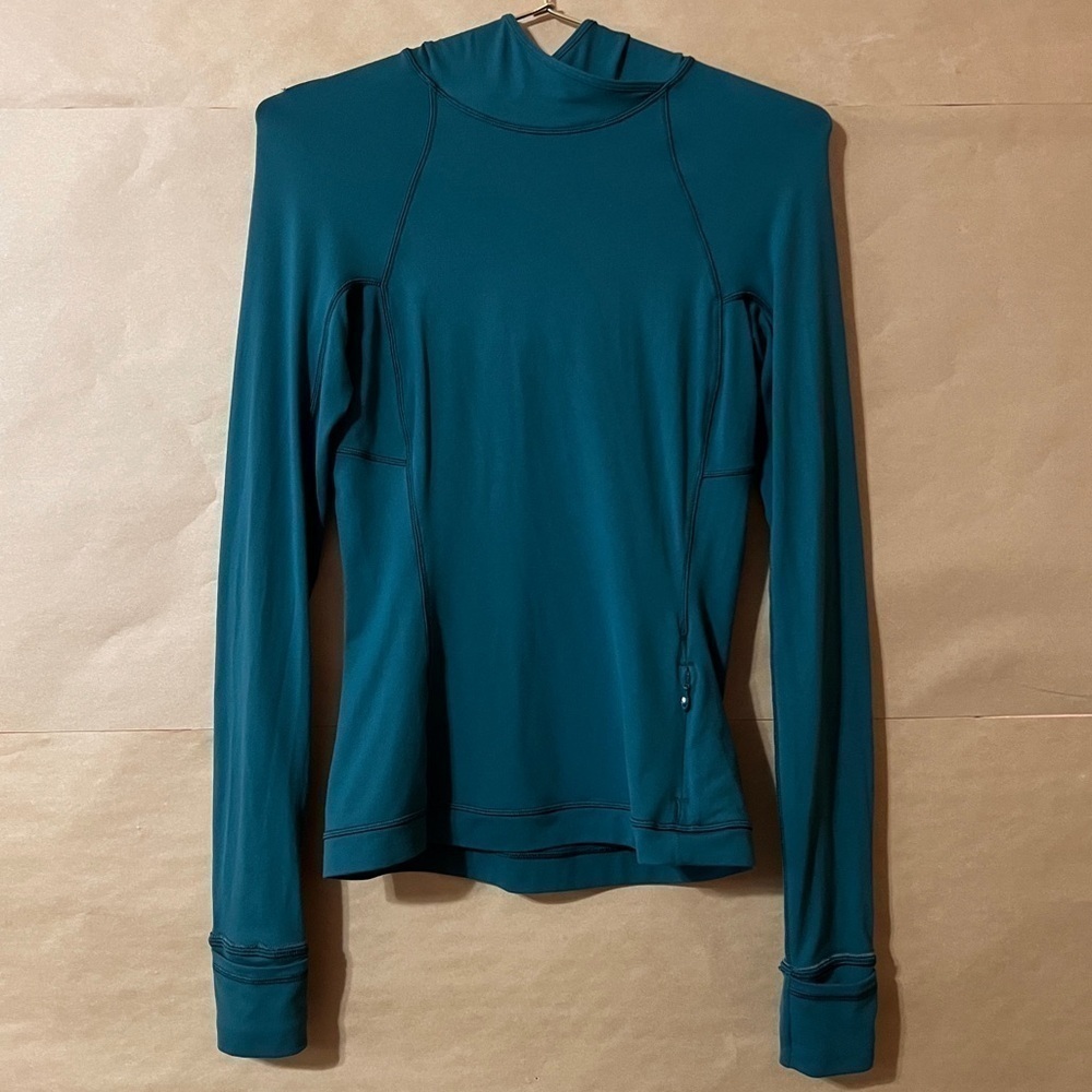 Lululemon | Its Rulu Run Long Sleeve Hoodie Pullover Top Green Jasper Size 2